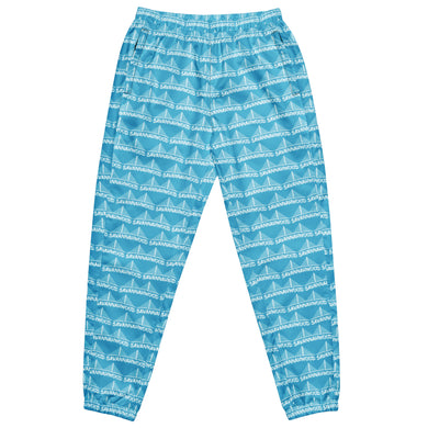 Unisex Windbreaker pants Blue and White - SAVANNAHWOOD