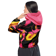 Women’s cropped windbreaker Pretty Pink - SAVANNAHWOOD