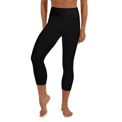 Yoga Capri Leggings Black - SAVANNAHWOOD