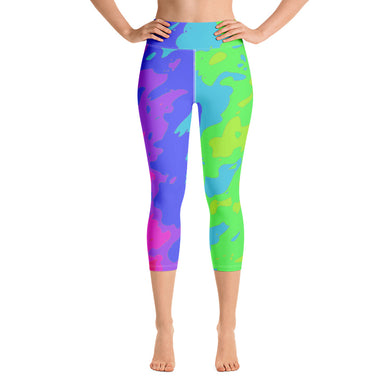Yoga Capri Leggings Tie Dye - SAVANNAHWOOD