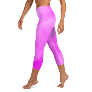 Yoga Capri Leggings Think Pink - SAVANNAHWOOD