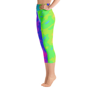 Yoga Capri Leggings Tie Dye - SAVANNAHWOOD