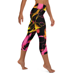 Yoga Capri Leggings Pretty Pink - SAVANNAHWOOD
