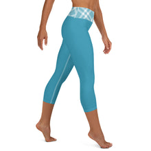 Yoga Capri Leggings Teal Blue - SAVANNAHWOOD