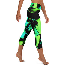 Yoga Capri Leggings Colorful Lime - SAVANNAHWOOD