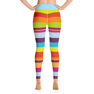Yoga Leggings Striped - SAVANNAHWOOD