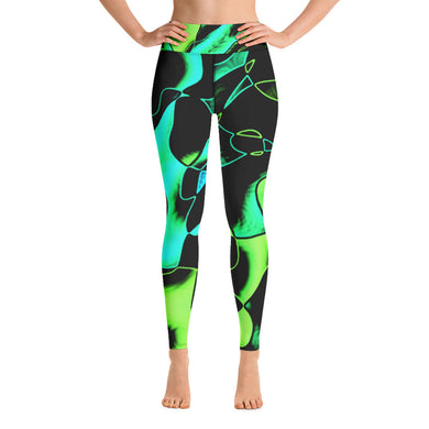 Yoga Leggings Colorful Lime - SAVANNAHWOOD