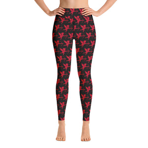 Yoga  Leggings Cupid (Red) - SAVANNAHWOOD