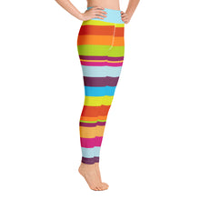 Yoga Leggings Striped - SAVANNAHWOOD