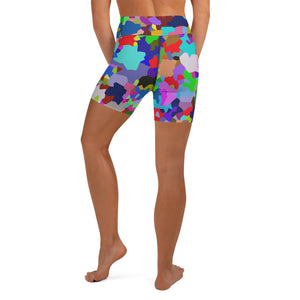 Yoga Shorts Speckle - SAVANNAHWOOD