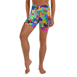 Yoga Shorts Speckle - SAVANNAHWOOD