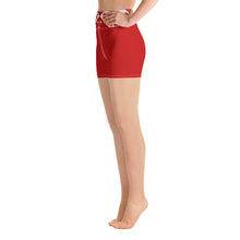 Yoga Shorts Xene Red - SAVANNAHWOOD