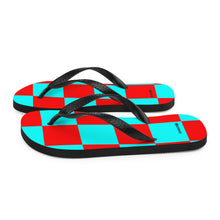 Flip-Flops Teal and Red - SAVANNAHWOOD