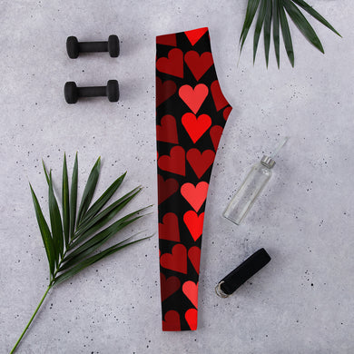 Leggings Full of Hearts - SAVANNAHWOOD