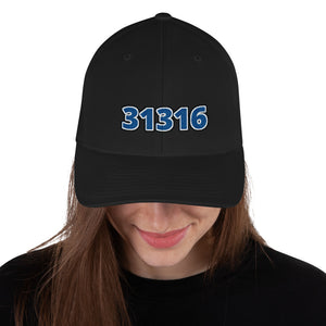 Zip Code 31316 Structured Twill Cap - SAVANNAHWOOD