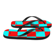 Flip-Flops Teal and Red - SAVANNAHWOOD