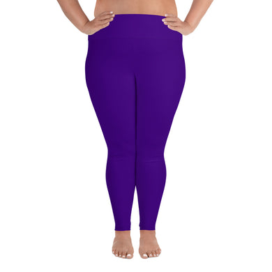 Plus Size Leggings Purple - SAVANNAHWOOD