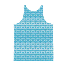 Unisex Tank Top Blue and White - SAVANNAHWOOD