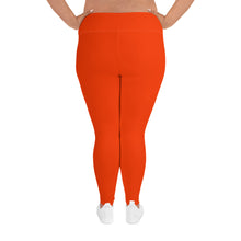 Plus Size Leggings Orange - SAVANNAHWOOD