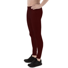 Burgundy Men's Leggings - SAVANNAHWOOD