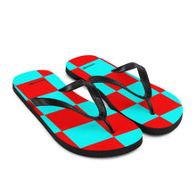 Flip-Flops Teal and Red - SAVANNAHWOOD