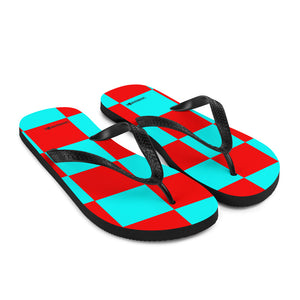 Flip-Flops Teal and Red - SAVANNAHWOOD