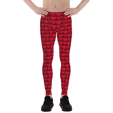 Men's Leggings Red and Black - SAVANNAHWOOD