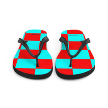 Flip-Flops Teal and Red - SAVANNAHWOOD