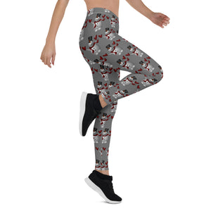 Leggings Snowman Gray - SAVANNAHWOOD