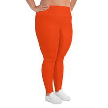 Plus Size Leggings Orange - SAVANNAHWOOD