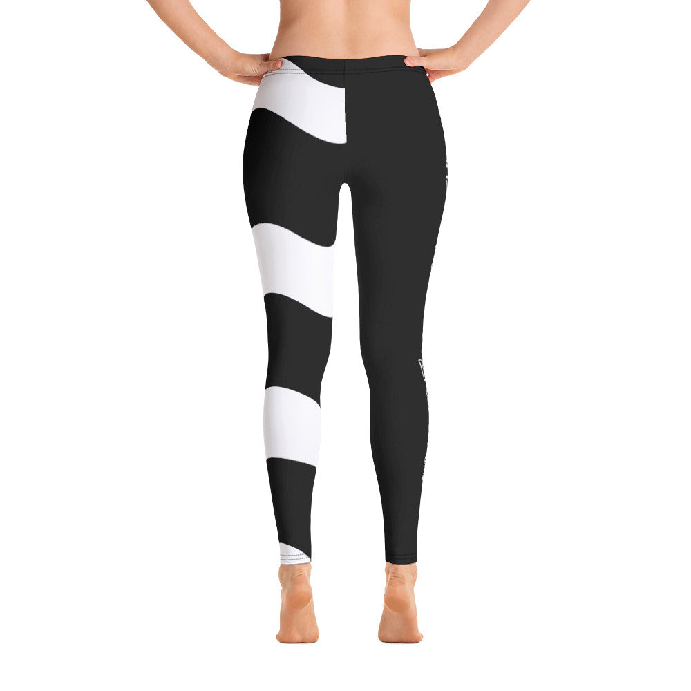 Leggings Black and White 2 - SAVANNAHWOOD