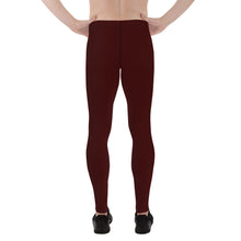 Burgundy Men's Leggings - SAVANNAHWOOD