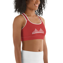 Sports bra Red and White Trim - SAVANNAHWOOD