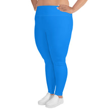 Plus Size Blue Leggings - SAVANNAHWOOD