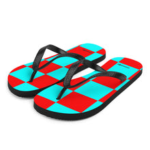 Flip-Flops Teal and Red - SAVANNAHWOOD