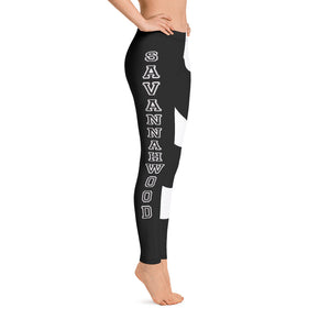 Leggings Black and White 2 - SAVANNAHWOOD