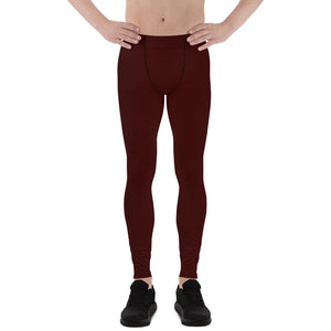 Burgundy Men's Leggings - SAVANNAHWOOD