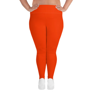 Plus Size Leggings Orange - SAVANNAHWOOD