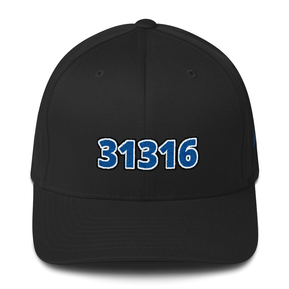 Zip Code 31316 Structured Twill Cap - SAVANNAHWOOD