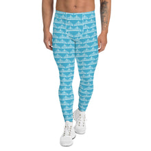 Men's Leggings Blue and White - SAVANNAHWOOD