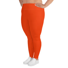 Plus Size Leggings Orange - SAVANNAHWOOD