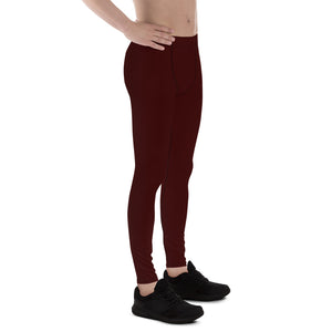 Burgundy Men's Leggings - SAVANNAHWOOD