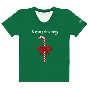 Women's T-shirt Candy Canes - SAVANNAHWOOD