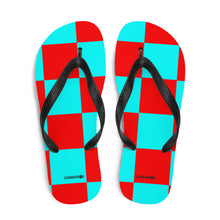 Flip-Flops Teal and Red - SAVANNAHWOOD