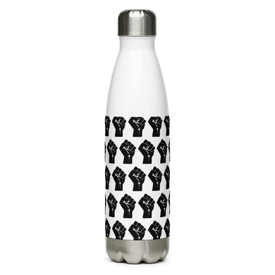 Stainless Steel Water Bottle Raised Fist - SAVANNAHWOOD