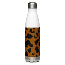 Stainless Steel Water Bottle Leopard and Red - SAVANNAHWOOD