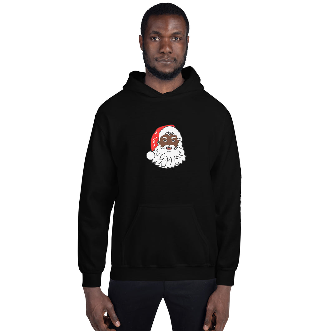 Unisex Hoodie African American Santa - SAVANNAHWOOD