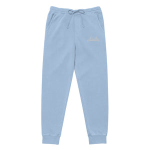 Logo Unisex pigment dyed sweatpants - SAVANNAHWOOD