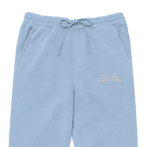 Logo Unisex pigment dyed sweatpants - SAVANNAHWOOD