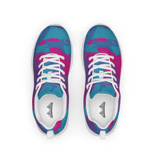 Women’s athletic shoes Teal, Purple and Hot Pink Camouflage - SAVANNAHWOOD